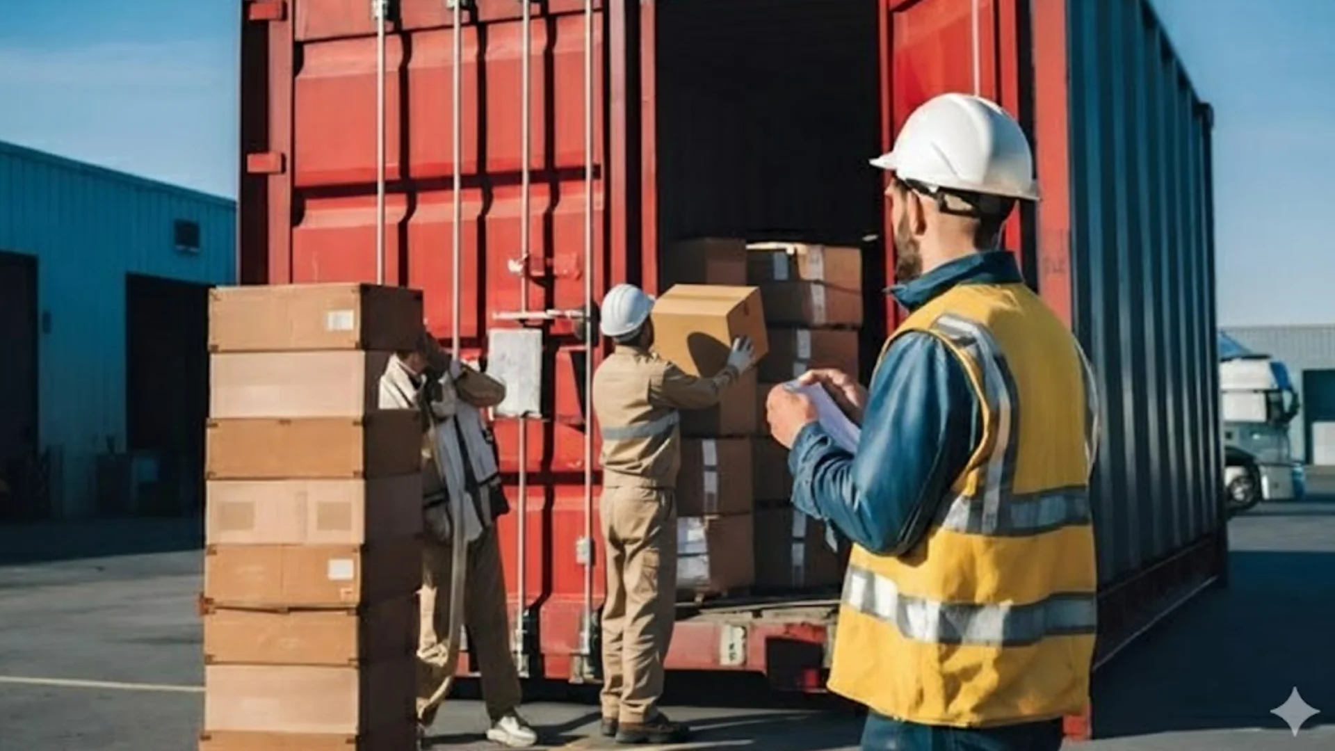 Supervisión aduanera de descarga de contenedores con apoyo de inteligencia artificial.